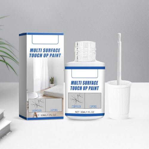 White Touch Up Paint,White Paint for Wall,Multi Surface Touch Up Paint Pen,White Wall Paint,Scratch Repair for Wall, Door, Cabinets, Wood, Furniture