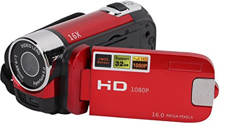 Camés Caméscope Vidéo Full HD 4K 48MP Retoir de Caméra 270 ° Rotation de 2,7 Pouces Écran de Couleur 16x Zoom Camcorders Numériques 2,7 Pouces Affichage Vidéo Cam Accorder-Handheld Video