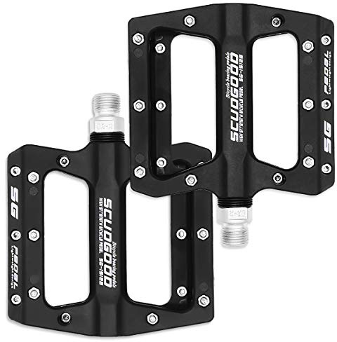 Heavenlife Pedales Bicicletas, Durable Pedales MTB de Montaña Antideslizante, Ultraligero Pedales BMX Ciclismo Bicicleta de Carretera Híbridos para 9/16 Pulgadas