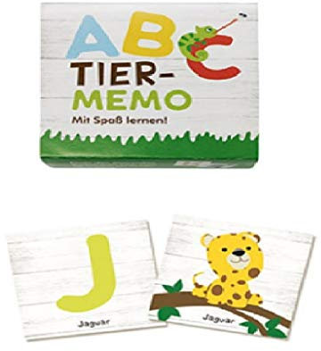 Gilde - 46757 - ABC - Memory, 52 Karten Pappe, ab 4 Jahren