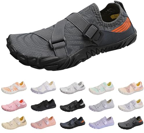 Water Shoes Women Men Quick-Dry Aqua Sock Lightweight Barefoot Beach Pool Shoe for Sports Beach Surf Diving Swim River Lake Pool Surfing Kayaking Fitness Shoes