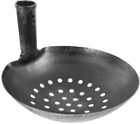 Pala Metal Jardín Para Suciedad - Hierro 23cm | Pala de estiércol de hierro | Cuchara de estiércol - Para Escombros de lodo de drenaje al aire libre
