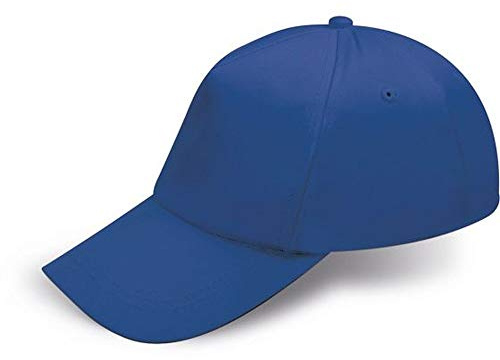 Unknow Super Offerta 10 PZ Cappello Bambino con Visiera in Cotone Blu