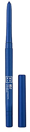3INA MAKEUP - The 24h Automatic Eye Pencil 857 - Bleu Marine - Crayon Yeux Automatique - Waterproof - Mine Rétractable - Longue Tenue - Taille-crayon et Estompeur Integrèes - Vegan - Cruelty Free