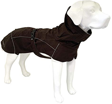 Croci Hiking Hund Coat, Regnrock För Hundar, Makalu, Termoregulerande foder, Svart, 70 cm