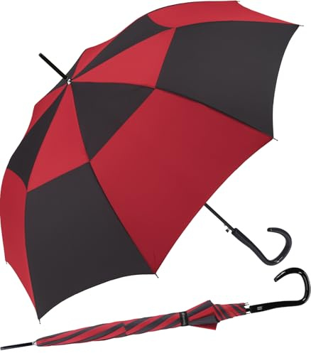 Pierre Cardin Parapluie automatique Egalité, rouge, 105 cm, Moderne