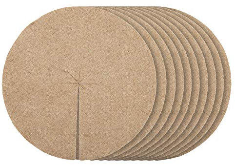 La cordeline Mulchscheiben aus Jutefilz, 700 g/m², 40 cm, 10 Stück