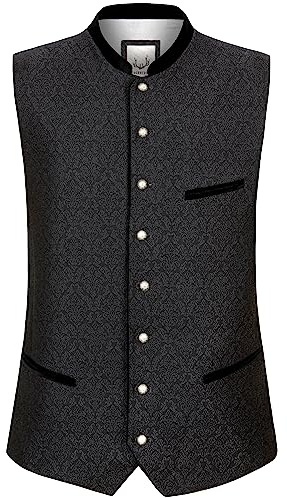 Stockerpoint Leono Gilet Traditionnel, Noir, 52 Homme