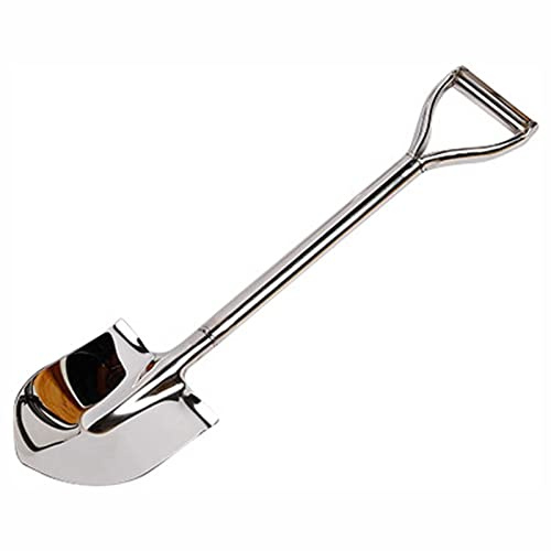 Sturdy and Ergonomic Stainless Steel Gardening Shovel - 105cm One-Piece Welding Trench Shovel with D-Grip Handle for Effortless Digging