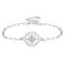 Hifeeled Pulsera Estrella Mujer Plata 925 con 3A Circonia Cúbica Regalo Original para Mujer