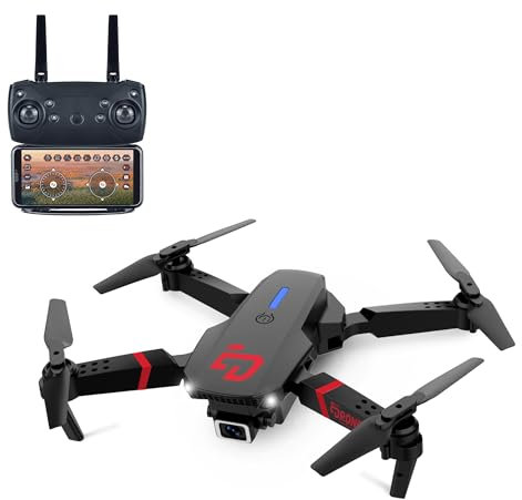 TURBO CHALLENGE - Elite Drone MKX - Drone - 400318 - Dispositivo Volador - Negro - 2 Baterías Recargables - Plástico - Regalo - Cumpleaños - Luminoso - Video - A partir de 8 años