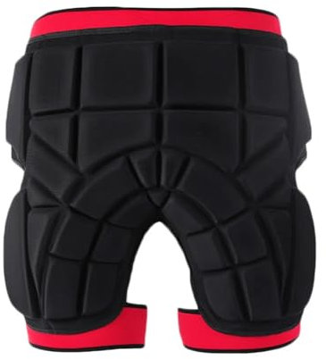 GSJNHY Gepolsterte Ski Schutzhosen Schutzausrüstung, hüftgepolsterte Shorts, Skifahren, Skaten, Snowboard-Schutz-Shorts, Ski-Skate-Snowboard-Aktivitäts-Shorts(L)