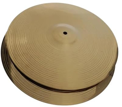 Cymbal Set för trummor 2 Drum Hi Hat Cymbaler Mässingslegering 14 Tum Splash Crash Cymbal Hi-Hat För Trumset