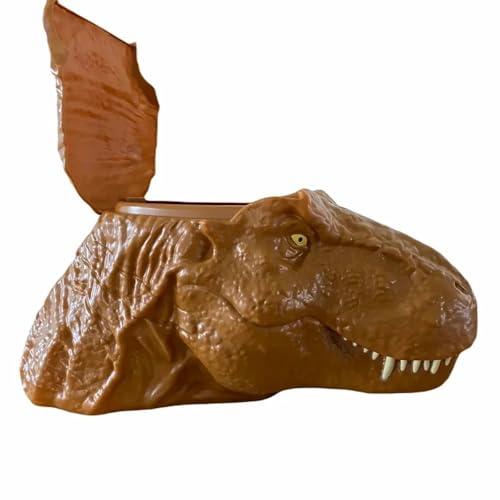 sanjianke-fs Popcorn Container Popcorn Bucket, Popcorn Containers Funny Dinosaur Head Popcorn Bucket