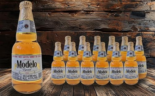 NOT JUST A BOX - Box Degustazione Birre - Beerbox con 12 bottiglie di Birra (Box Birre Messicane Modelo Especial)