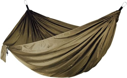 Hängmatta, 2-personers utomhushängmatta i nylon, flerfärgad, flera storlekar