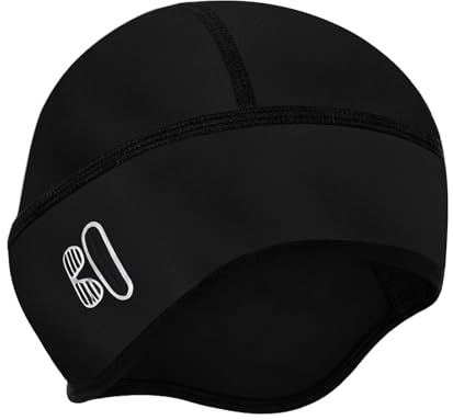 sottocasco moto per sottocasco, casco bici uomo antivento e caldo con pile, berretto uomo invernale per casco da ciclismo, cappello da ciclismo per bici da strada, comodo berretto da bici MTB