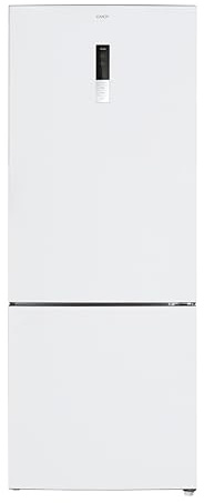 Candy Combi 70 CCG5T718EW1, Frigorífico Combi, 442L, Total No Frost Circle+, 3 Estantes, 4 Balconeras, 2 Cajones Verduleros, Control Digital Interno, Ancho 70 cm, Alto 185,5cm, Iluminación LED, Blanco