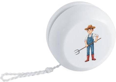 Azeeda 'Farmer with Pitchfork' Retro Style Yo-Yo (YY00052034)