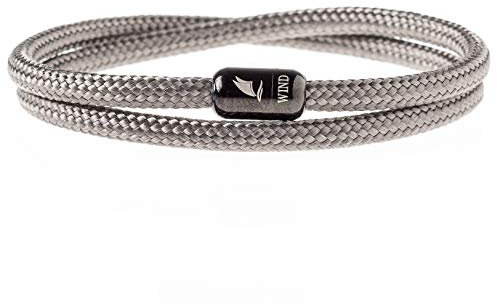 Wind Passion Paracord Armband aus Seemannsgarn, handgemacht & geflochten | Segeltau Armband fr Herren und Frauen | Ideale Partner Geschenke