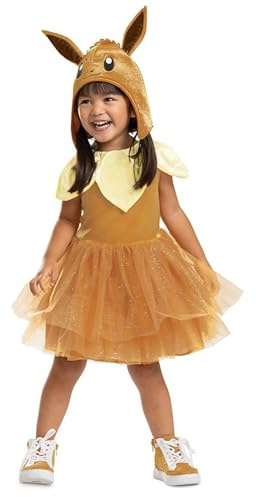 Disney Princess Aurora Dress Up for Girls, Officially Licensed Disney Sleeping Beauty Fancy Dress, White Sleeves and Mesh Detailing, Available in 3-4, 5-6, 7-8 years