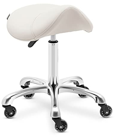 physa YORK BEIGE Tabouret selle de cheval Tabouret selle de cheval Siège selle Tabouret selle Tabouret de coiffure
