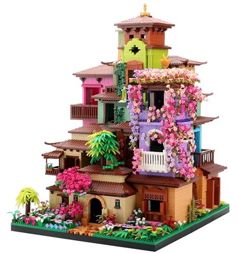 wriyvngs 7080PCS Architecture Cherry Blossom Villa Tree House Micro Mini Bricks Building Blocks Set, Ideas Creative Collectible Models Presents for Adults