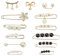 13Pcs Perle Broche, Epingle a Nourrice Mariage Strass Sécurité Clips pour Pull Col Châle Cardigan Echarpe