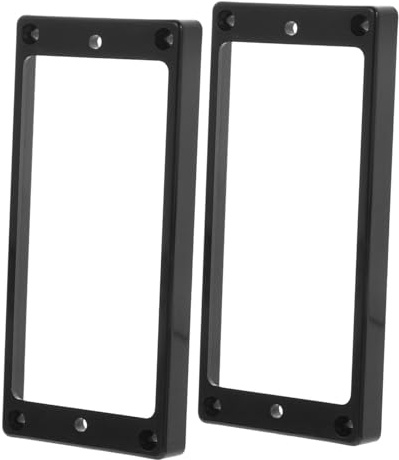 Mipcase 2 piezas Marco Protector de Pastillas de Guitarra Eléctrica Juego Compatible Mayoría de Pastillas Instalación y Reemplazo Rápido