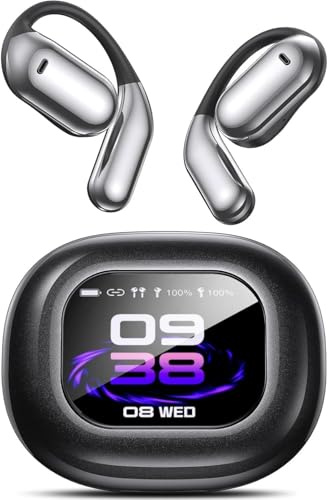 AI Language Translation Earbuds, Bluetooth 5.4 Headphones Translator for 144 Languages & Accents,Touch Screen Real-Time Earphones Fit iOS and Android Ideal for Travel Business Learning Shiny Black 9