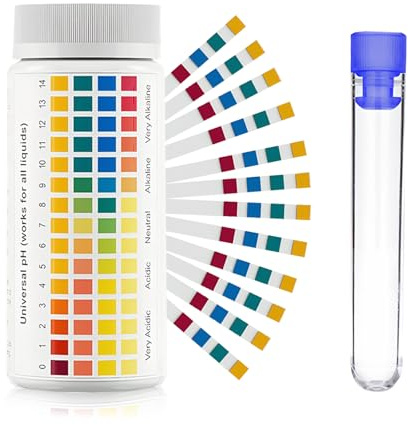 200 Stück PH Wert Teststreifen Wassertest Aquarium Zum Testen Von PH-Wert Urin Speichel Geeignet Zum Testen Der Wasserqualität Von Aquarien Und Schwimmbädern