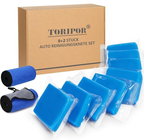 Set di plastilina per la pulizia dell'auto, per la pulizia della vernice, lucida profonda per la tua vernice, Car Clay Bar, impastatrice per auto, impastatrice per la pulizia