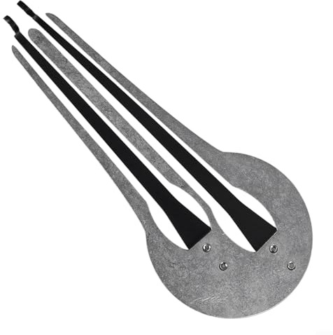 's Harp rostfritt stål munspel ryska etniska plockinstrument för nybörjare bärbar 13 cm silver