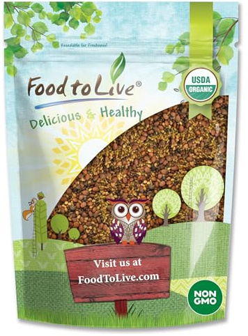 Food to Live Organic Salad Mix of Sprouting Seeds, 3 Pounds — Non-GMO Broccoli, Radish, Clover, Alfalfa. Rich Germination Rate, Non-Irradiated, Kosher, Vegan Superfood, Bulk, Rich in Sulforaphane