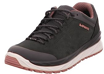 LOWA W Malta GTX Lo Grau - Gore-Tex Wasserdichter komfortabler Damen Gore-Tex Freizeitschuh, Größe EU 42 - Farbe Anth