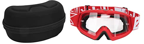 Justerbara Motorcykelglasögon, Reptåliga Dirt cycling Goggles Transparenta Motocrossglasögon för Barn Tonåring