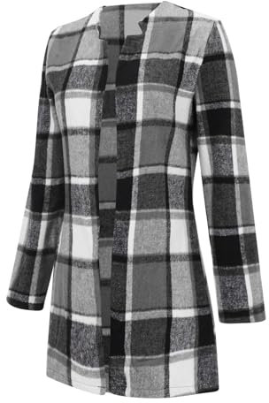 Blazer Dam elegant långblazer, västerländsk outfit, damjacka, tweed blazer, brittisk damblazer, Coatigan, damblazer, kavaj, lång business, blazer, kappa, damsweatblazer, Gy2, M