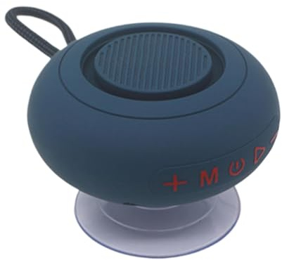 Altoparlante doccia a basso, altoparlante doccia wireless | Audio Basco impermeabile con tazza di aspirazione | Wireless Audio Player per ragazze Uomini Donne Donne Bambini