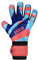 JAKO Unisex Torwart-Handschuhe River Basic Junior RC, Coral/SkyBlue/Navy, 7