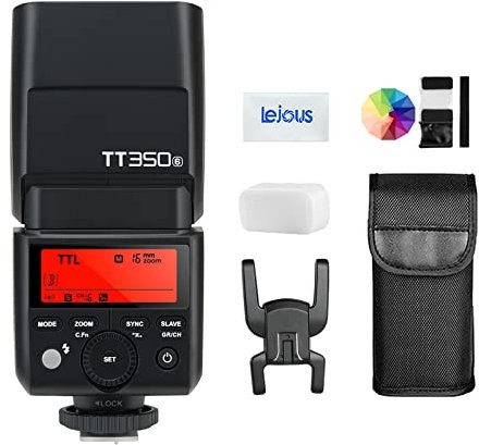 Godox TT350S TTL Flash Speedlite Blitzgerät, 2.4G HSS 1/8000s GN36 Kompatibel für Sony Spiegellose Kameras A7III A7RII A7II A7SII A6400 A6500 A6300 A6000