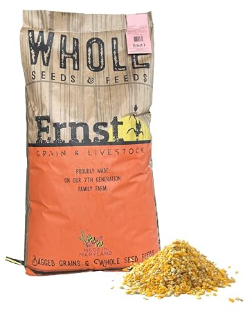 Ernst Grain & Livestock Cracked Corn, Non-GMO – Perfect Feed for Ducks, Squirrels, Chickens, Ducks, Deer, Rabbits, Geese, and More! (46 lb)