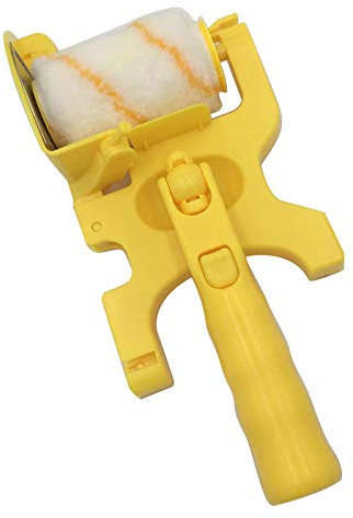 Felenny Pennello a rullo per bordatura di vernice, pennello a rullo per bordatore a mano multifunzionale Pennello regolabile con strumento di pittura a parete portatile per soffitto della