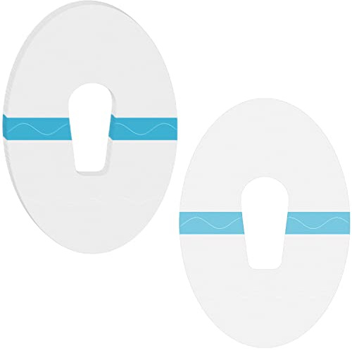 Geiomoo Sensor Patch for Dexcom G6, Waterproof Transparent CGM Adhesive Patches, Glucose Monitor Protection Stickers (10 Pack)