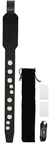 Sintetizzatore del MIDI Strumento a fiato digitale Aerophone Strumento a fiato digitale Strumento a fiato digitale per bambini, insegnanti, anziani e adolescenti Batteria integrata (nero)