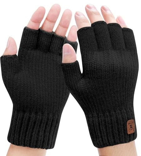 HeySocks Guantes sin dedos para hombre