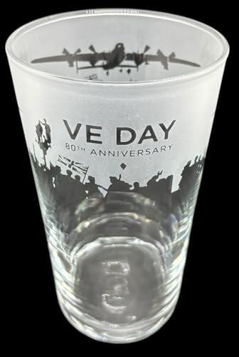 Milford Collection Animo Glass - Vaso de cerveza de pinta - VE Day