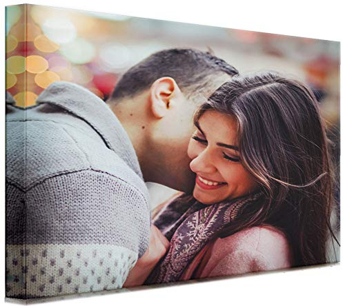 lightbox multicolor - LED Bild - Ihr eigenes Motiv Foto als Leuchtbild - 80 x 60 cm - Front Lighted - Made in Germany
