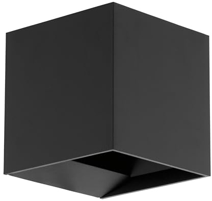 EGLO LED-utomhusvägglampa CALPINO, utomhuslampa med 2 lampor | vägglampa i aluminium, färg: antracit, IP54
