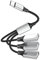 Adattatore per cavo USB C maschio a tre USB femmina,da tipo C a 3 tipo A 2.0Port Splitter Dongle cavo convertitore connettore multiplo multi hub per MacBook,iPad Pro Air,Microsoft Surface Go,PC,laptop