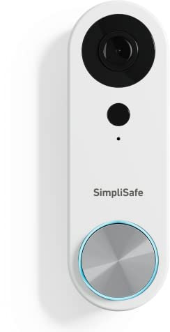 SimpliSafe Video Doorbell Pro - Wired Doorbell Camera with Two-Way Audio, Motion Detection & Night vision